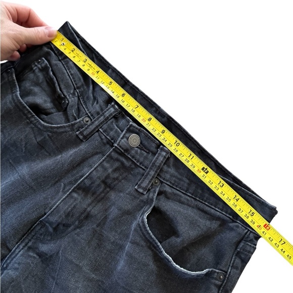 Levi’s 559 Jeans Men 31X34 Black Relaxed Straight Dark Wash Denim Pants Lot Of 2 - Picture 3 of 4